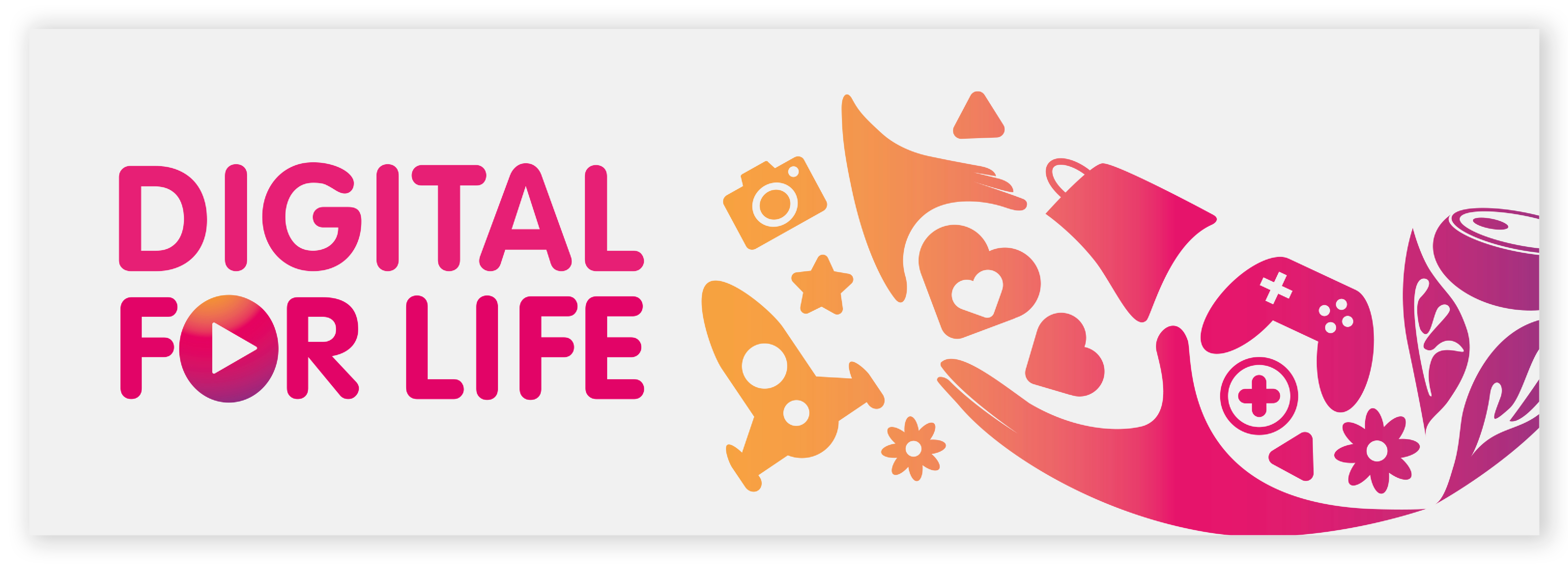 A banner with the Digital for Life logo