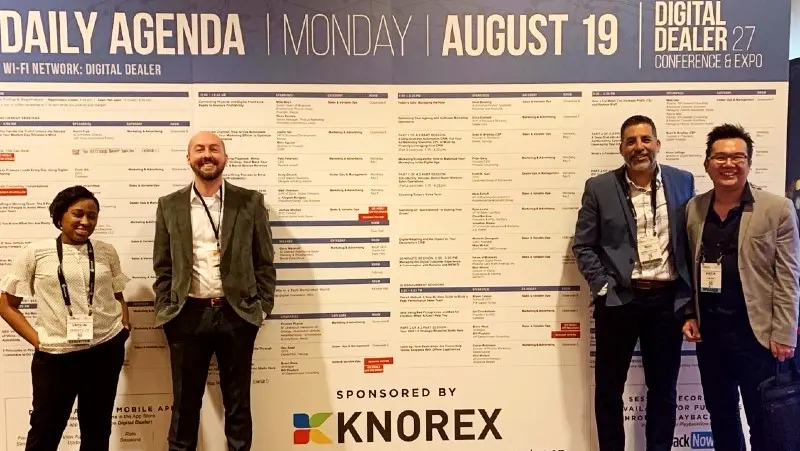 Knorex team at Digital Dealer