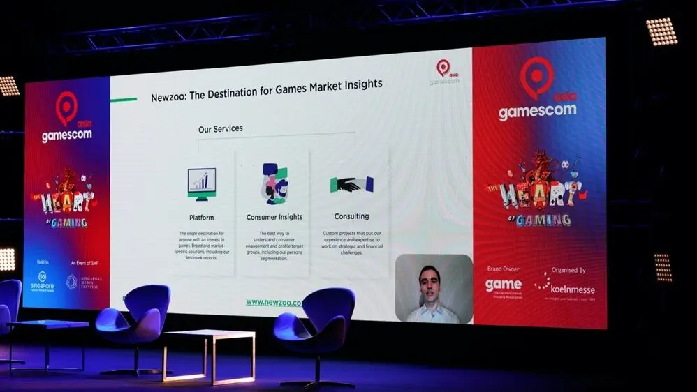 Mr Guilherme Fernandes of Newzoo shared his insights on the Gamescom Asia Bootcamp