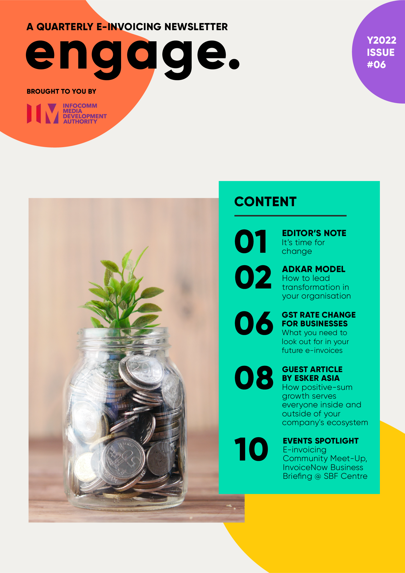 ENGAGE – A Quarterly E-Invoicing Newsletter by IMDA: Y2022 ISSUE #06
