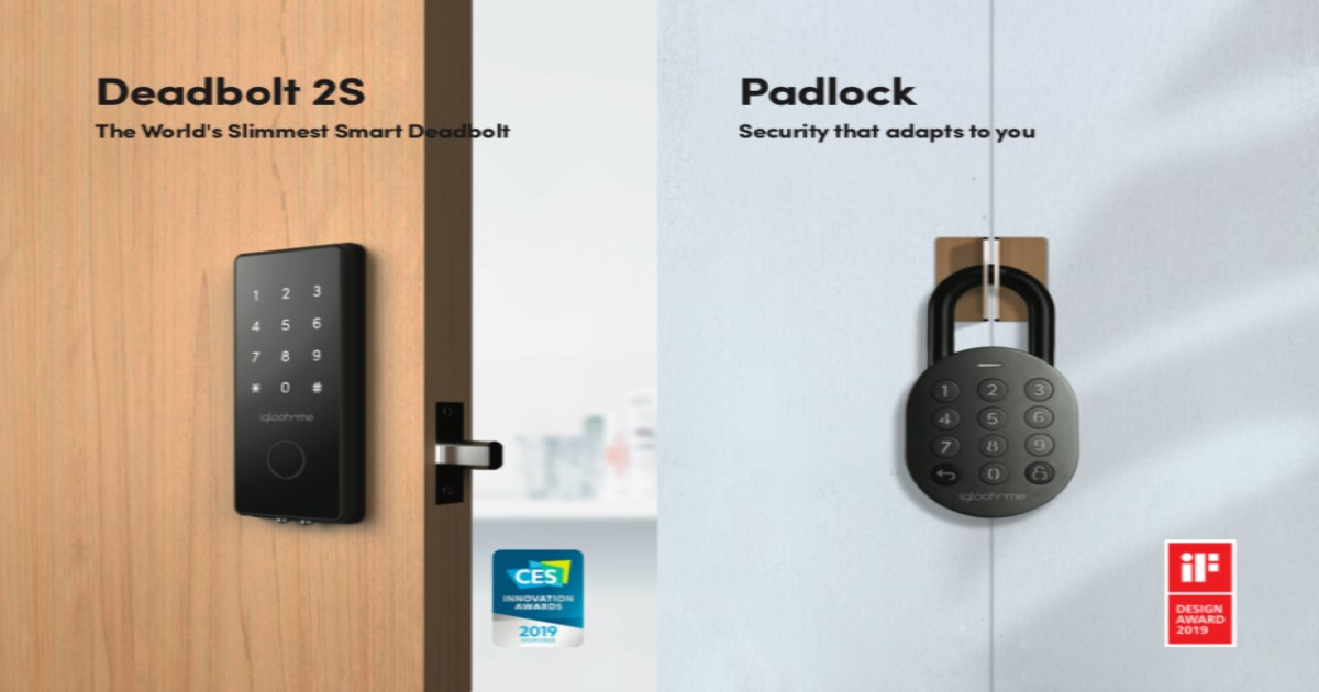 Deadbolt 2S and Padlock, igloocompany's products, an IMDA Accredited company