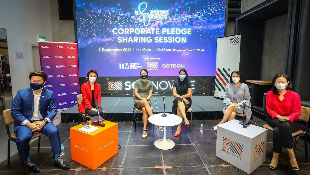 IMDA and SG Women in Tech Corporate Pledge Sharing Session event