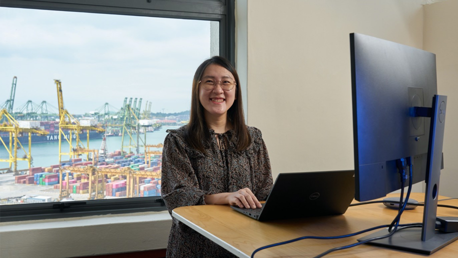 Ms Celine Lim joined PSA Singapore in 2019 through the TechSkills Accelerator Company-Led Training (CLT) programme