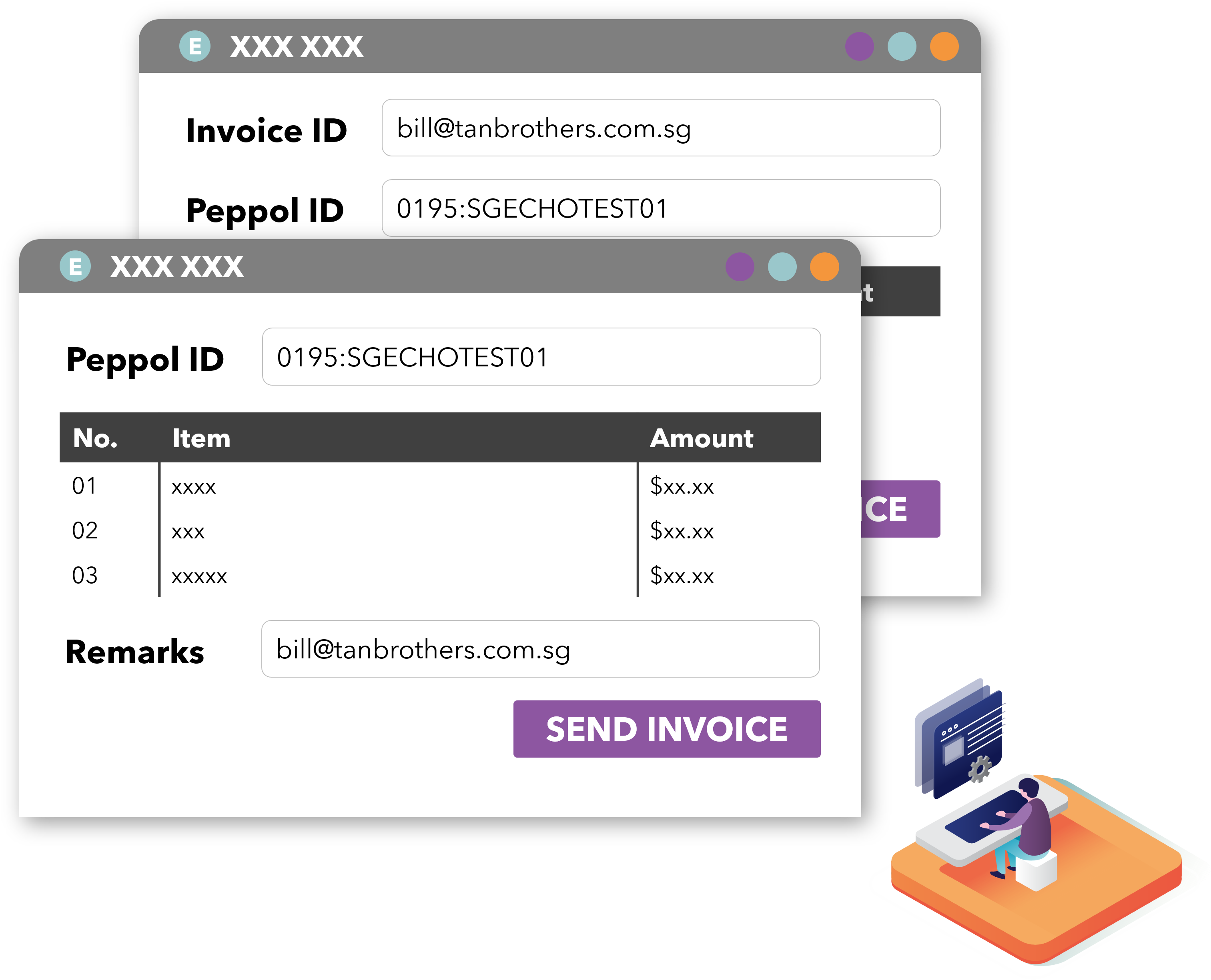 Peppol Technical Playbook: Design samples on how to send a test e-invoices
