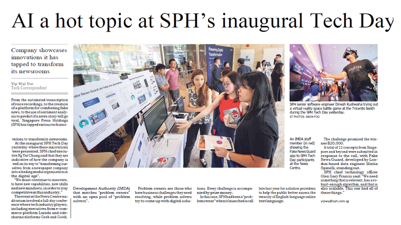Singapore Press Holdings (SPH) and Fake News Guard