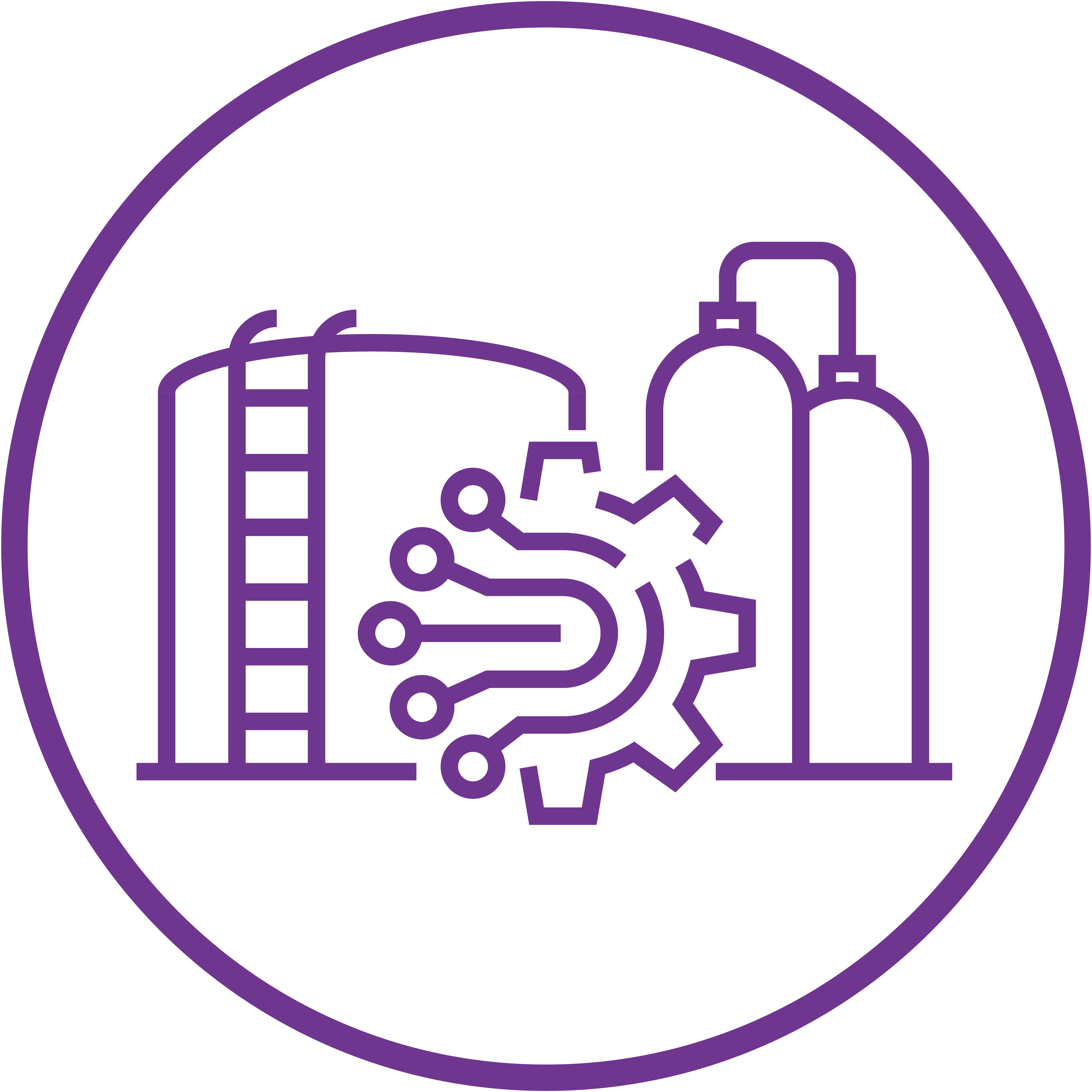 Sector-specific Industry Digital Plans: An icon representing the process construction and maintenance (engineering services) sector