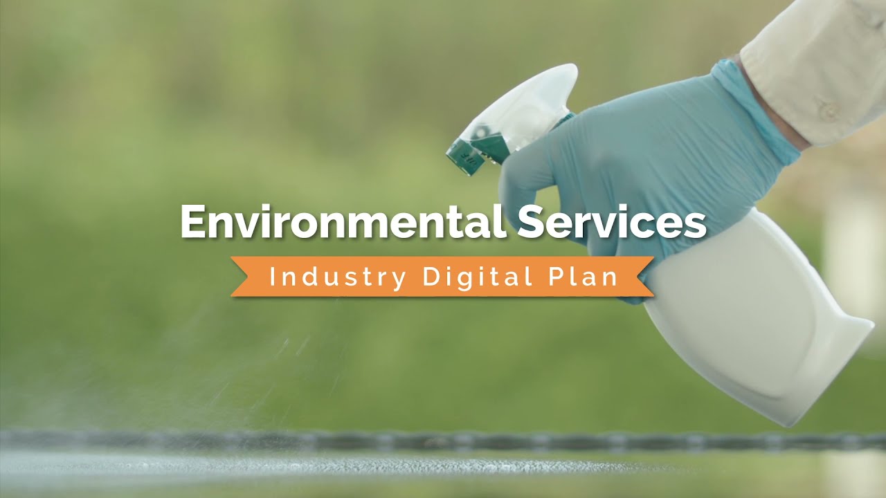A video thumbnail from the Environmental Services Industry Digital Plan in Singapore video, part of the SMEs Go Digital programme