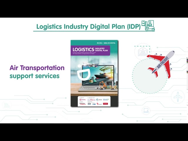 A thumbnail from a video about the Logistics Industry Digital Plan for SMEs to start their digital journey