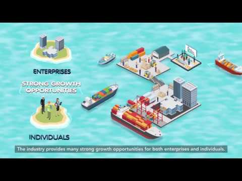 A video thumbnail on strong growth opportunities from the Sea Transport Industry Digital Plan video, part of the SMEs Go Digital programme