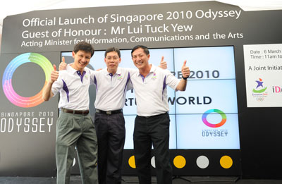 Launch of the Singapore 2010 Odyssey held at Cathay Cineleisure Orchard.