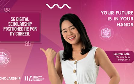 “Have a growth mindset and push boundaries”—SG:D Scholar Goh Chian Yee 