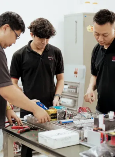 Working on Building Machine Featured