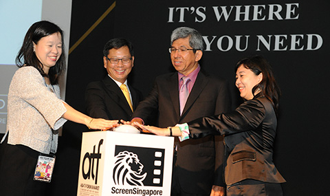 The launch of ATF and ScreenSingapore 2013